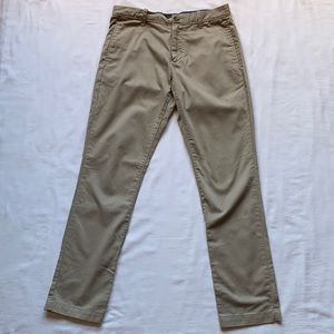 GAP Khakis Tan Wrinkle Resistance Slim Fit Pants